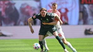 33. Spieltag: 1:1 in Leipzig: Sesko dämpft Bremens Euro-Träume
