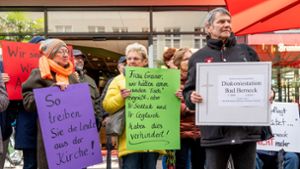 Protest wegen Bad Berneck: Bald hilft nur noch Beten